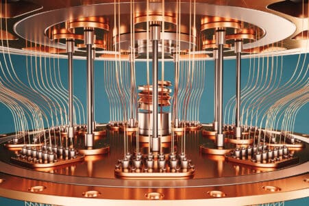 quantum computer close up