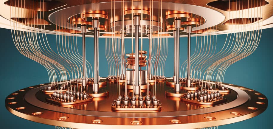 quantum computer close up