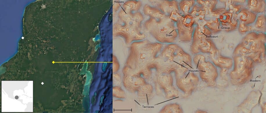 Des chercheurs découvrent par hasard une cité maya vieille de 3 000 ans sous la jungle du Campeche au Mexique