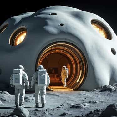 nasa construire habitats lunaires champignons regolithe couv