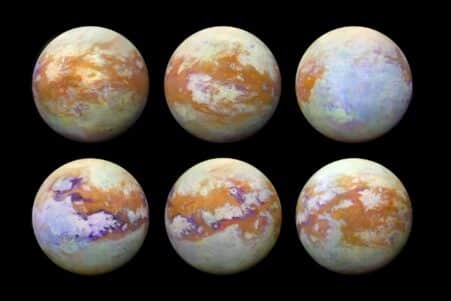 Titan couche glace methane