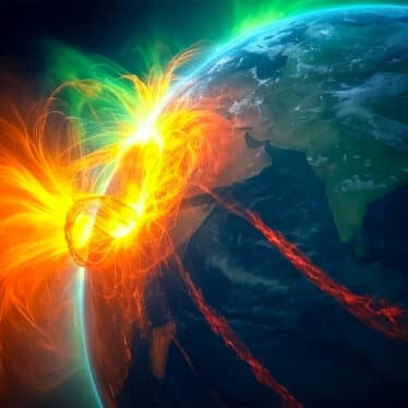 deux nouvelles ceintures radiation decouvertes autour terre apres eruption solaire extreme mai 2024 couv