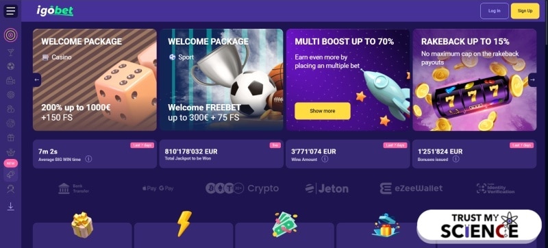 Igobet Screenshot