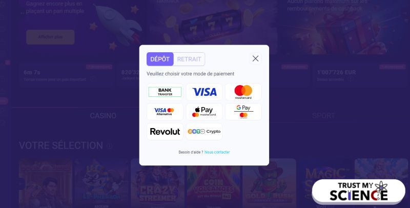 Igobet MGA casino en ligne depot