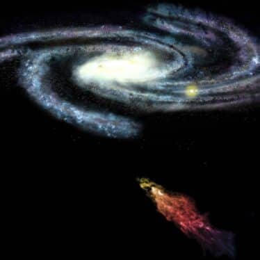 nuage grande vitesse galaxie sombre