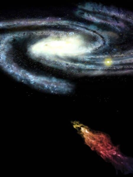 nuage grande vitesse galaxie sombre