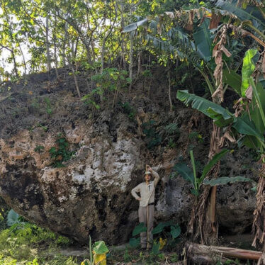 rocher tsunami tonga