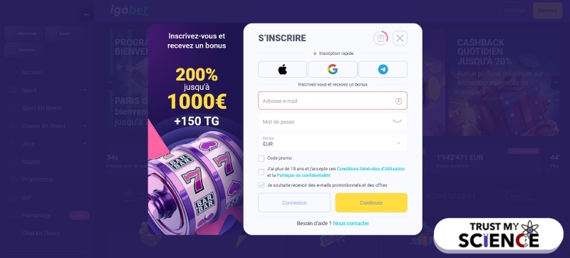 s'inscrire au casino Paysafecard
