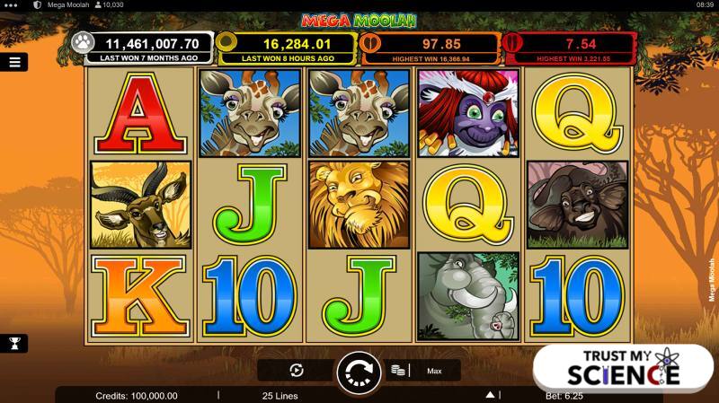 jeu de casino Mega Moolah