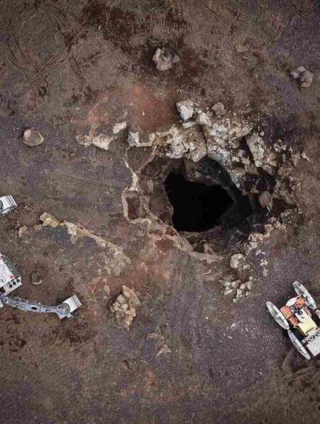 rovers tunnel lave spatiale