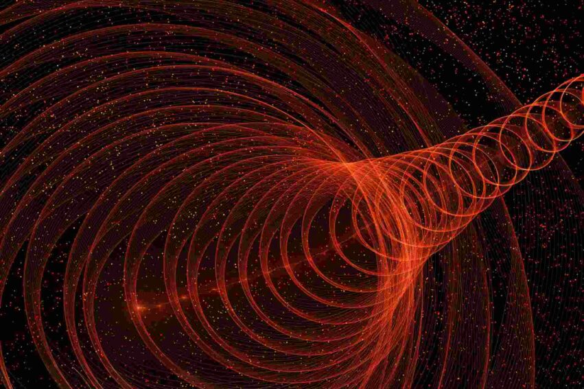 onde gravitationnelle trou ver