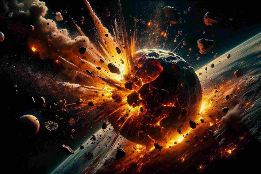 vie terre collision