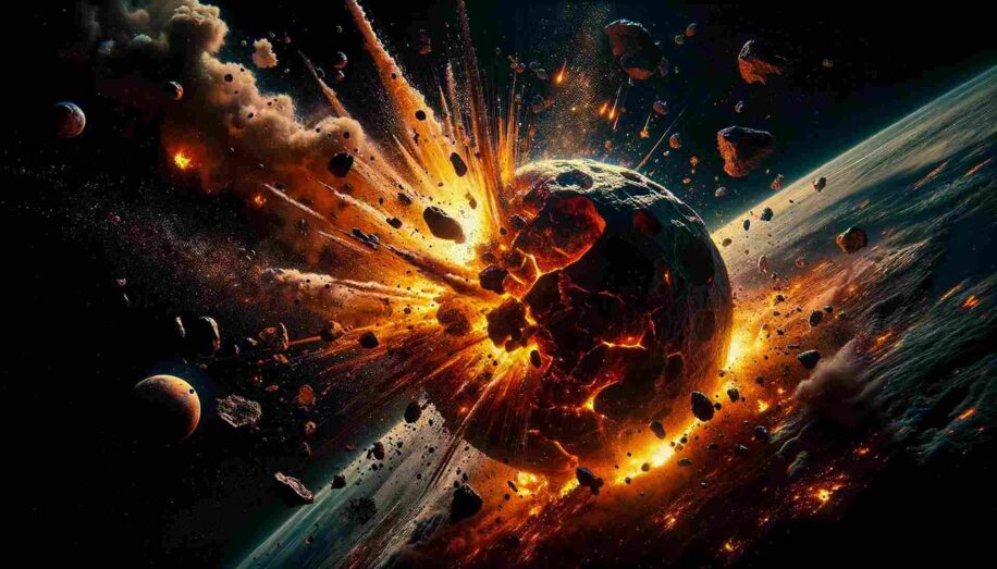vie terre collision