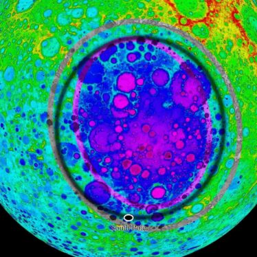 cratere lune forme