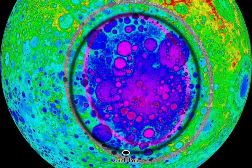 cratere lune forme