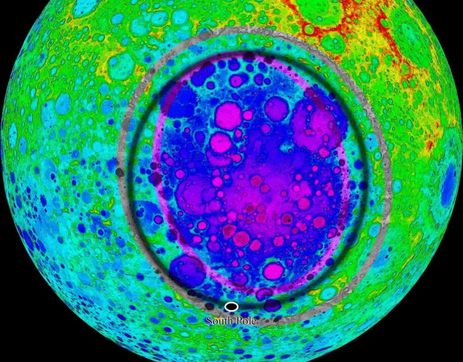 cratere lune forme
