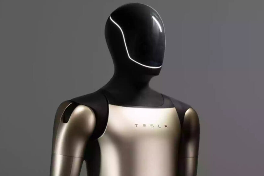 robot tesla mars