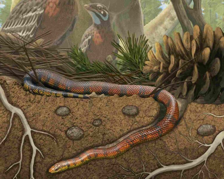 Les serpents avaient déjà conquis la terre, la mer et le sous-sol il y a 80 millions d&rsquo;années